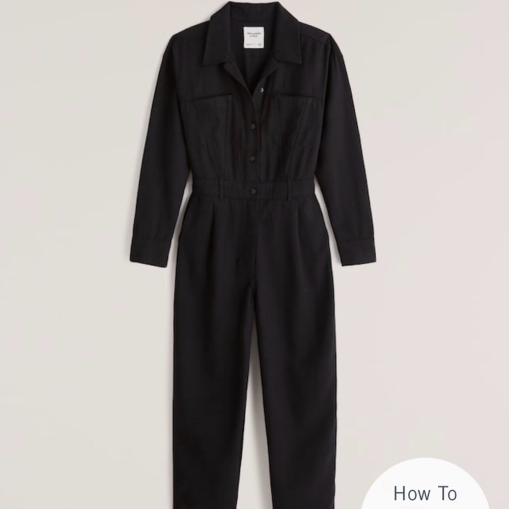 Abercrombie & Fitch Classic Black Jumpsuit - S P